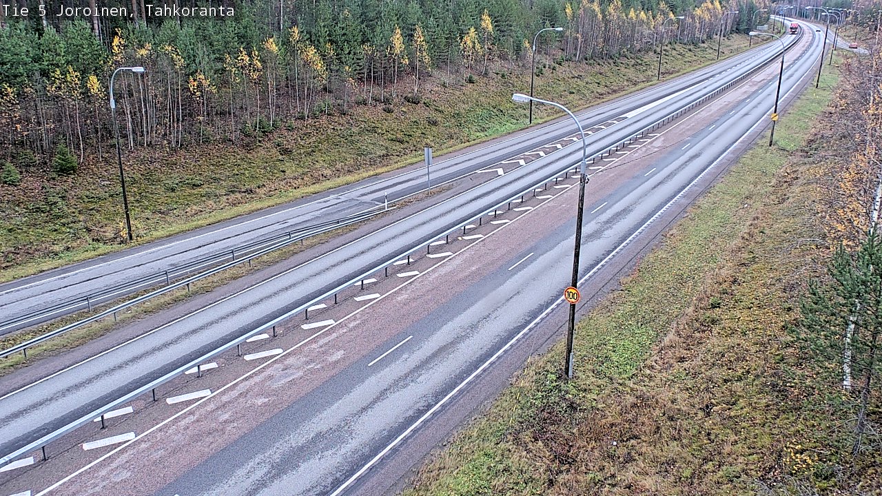 Weather Camera Image Väg 5 Jorois, Tahkoranta, Joroinen, Pohjois-Savo