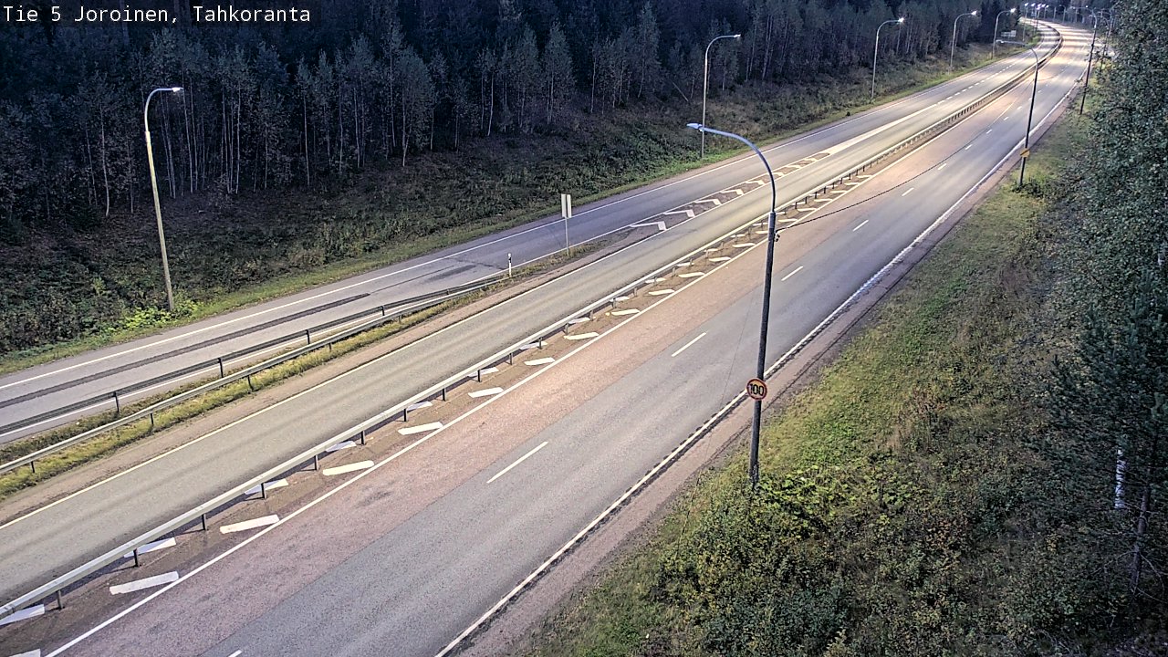 Weather Camera Image Road 5 Joroinen, Tahkoranta, Joroinen, Pohjois-Savo