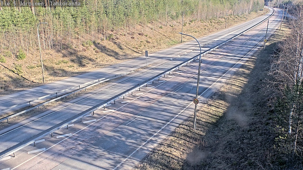 Weather Camera Image Road 5 Joroinen, Tahkoranta, Joroinen, Pohjois-Savo