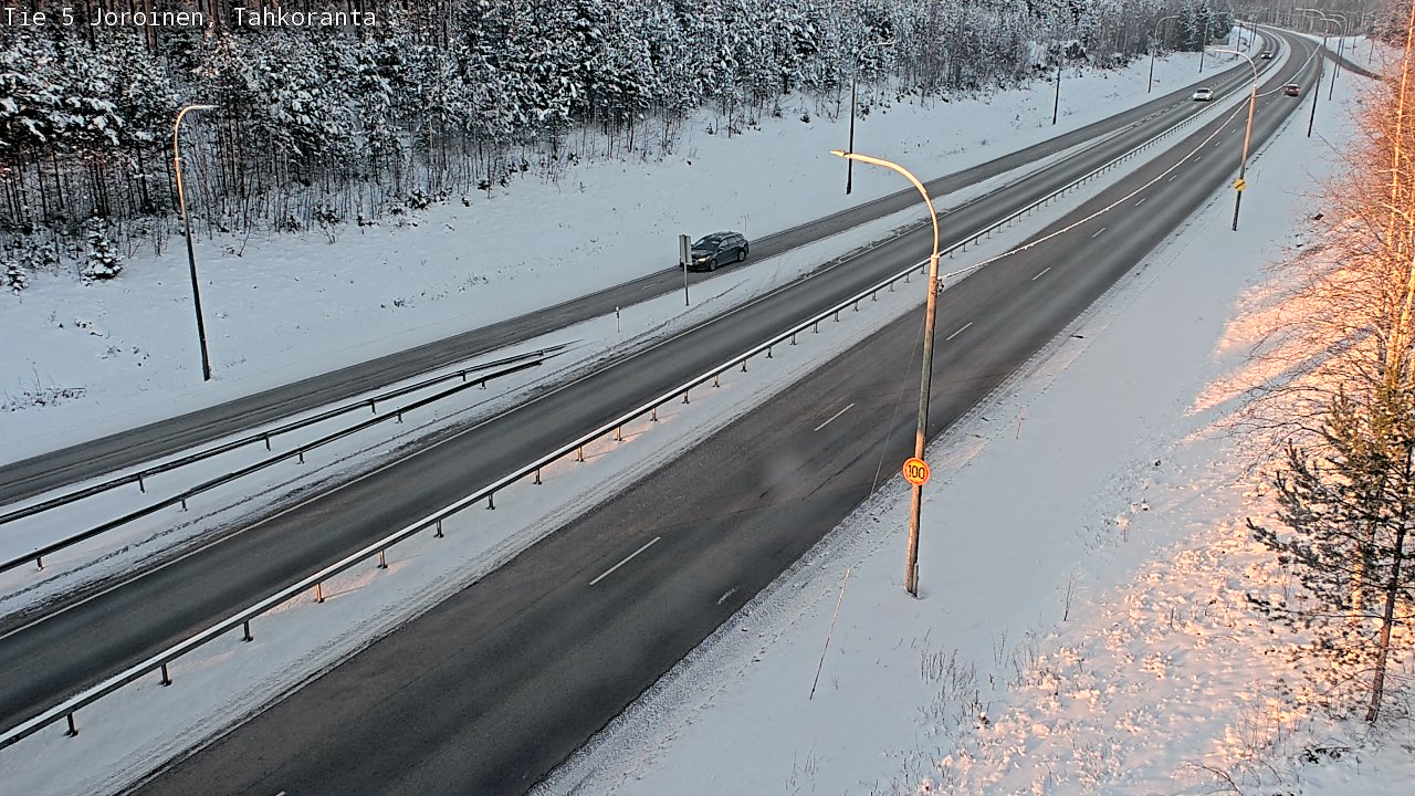 Weather Camera Image Road 5 Joroinen, Tahkoranta, Joroinen, Pohjois-Savo