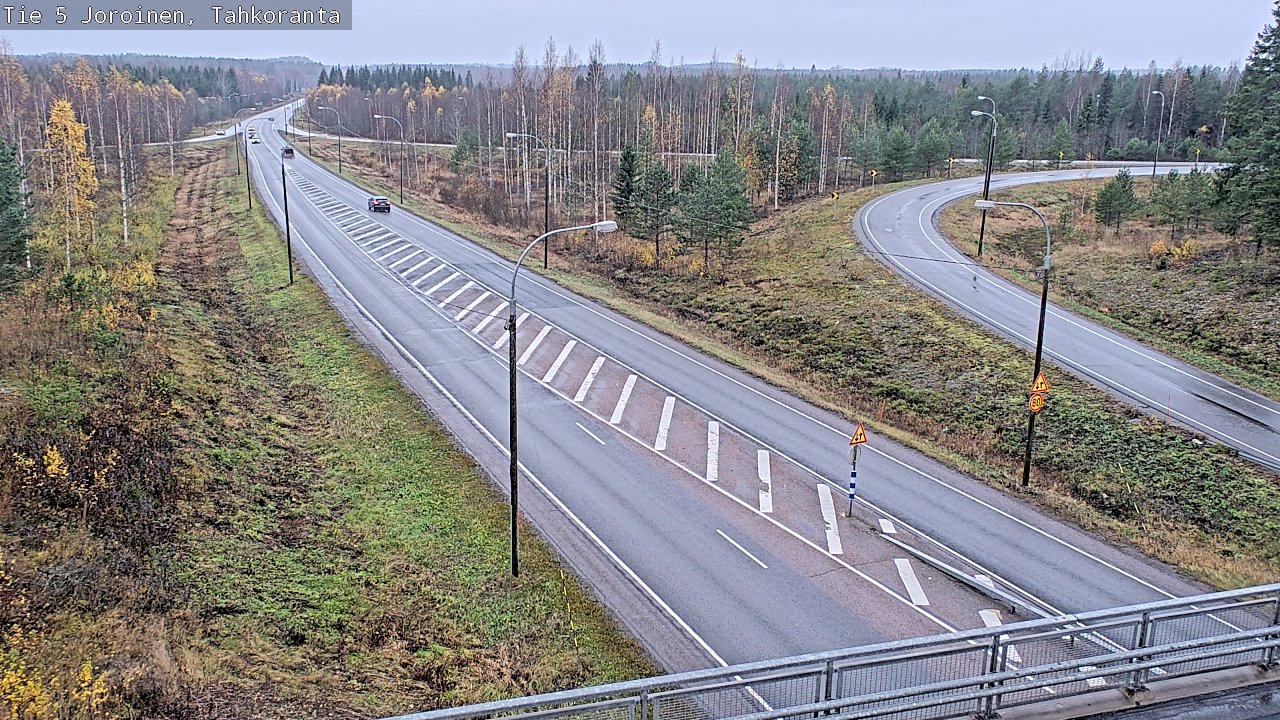 Weather Camera Image Väg 5 Jorois, Tahkoranta, Joroinen, Pohjois-Savo