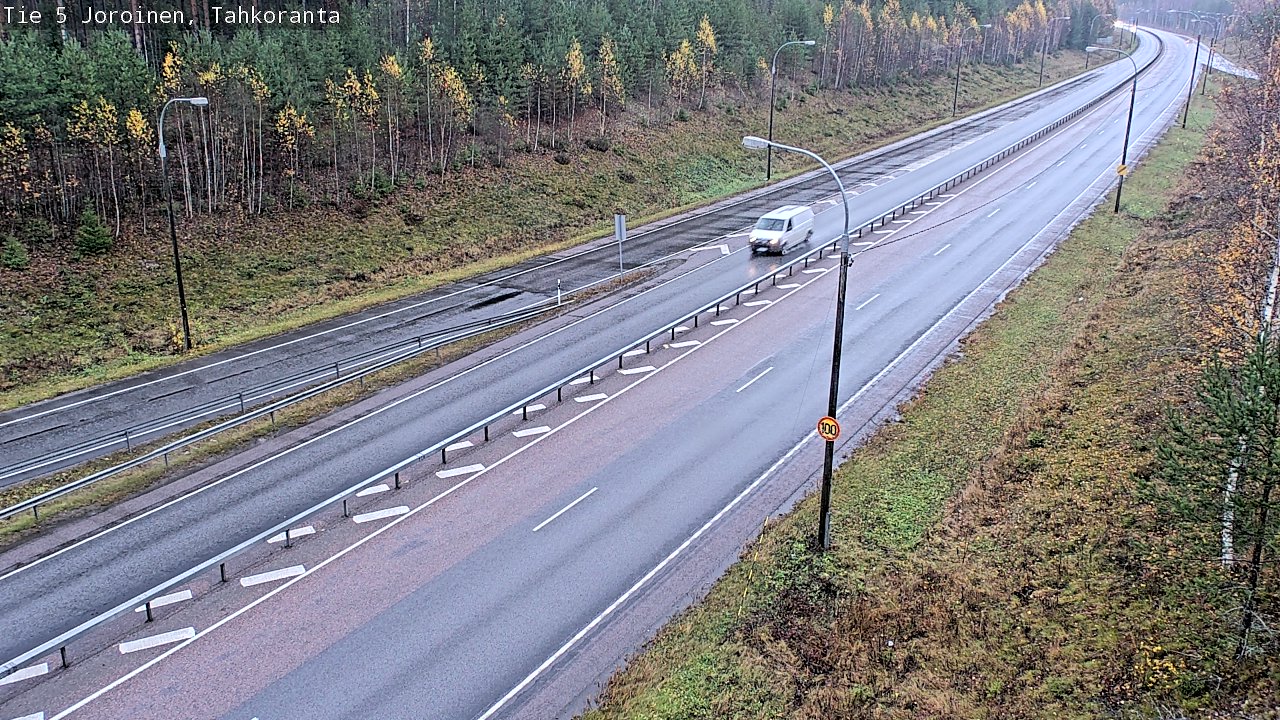 Weather Camera Image Väg 5 Jorois, Tahkoranta, Joroinen, Pohjois-Savo