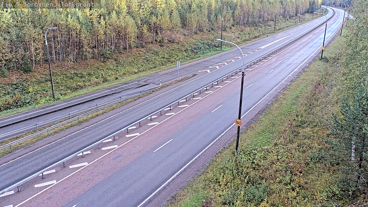 Weather Camera Image Road 5 Joroinen, Tahkoranta, Joroinen, Pohjois-Savo