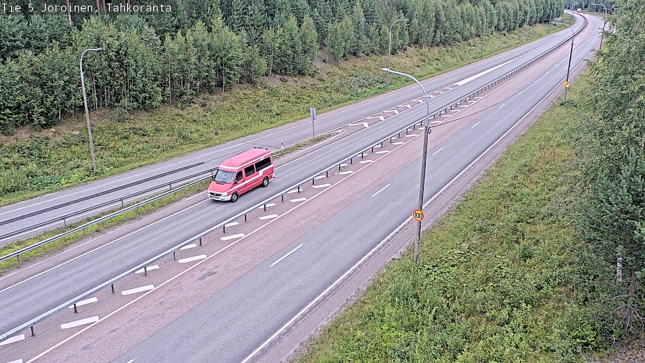 Weather Camera Image Road 5 Joroinen, Tahkoranta, Joroinen, Pohjois-Savo