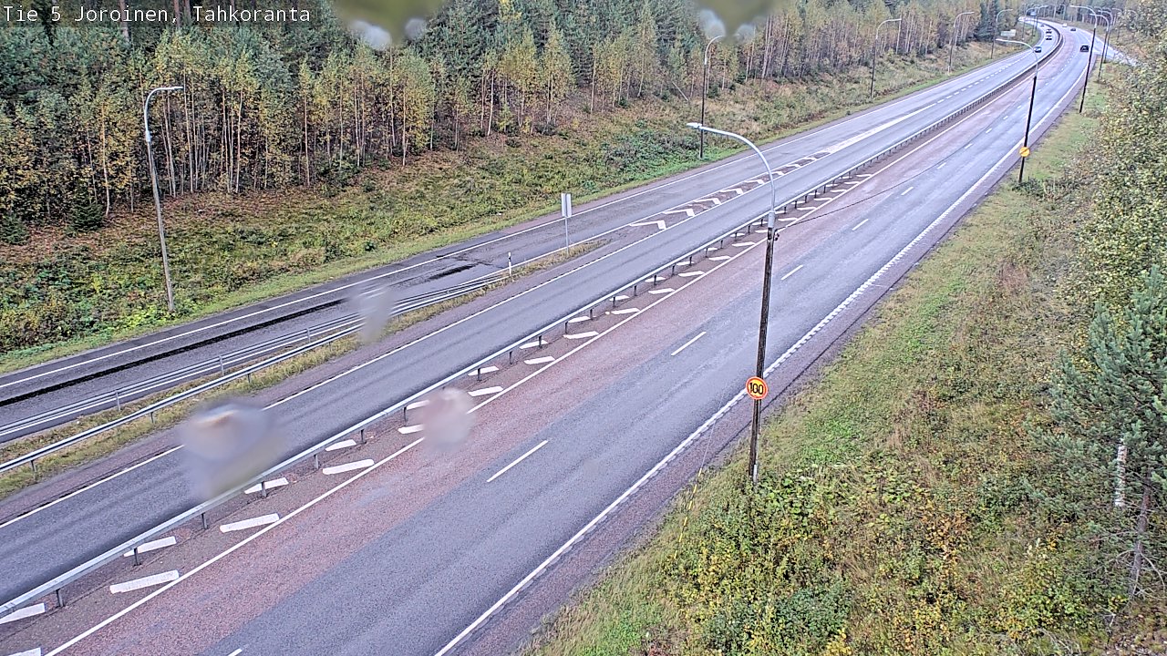 Weather Camera Image Road 5 Joroinen, Tahkoranta, Joroinen, Pohjois-Savo