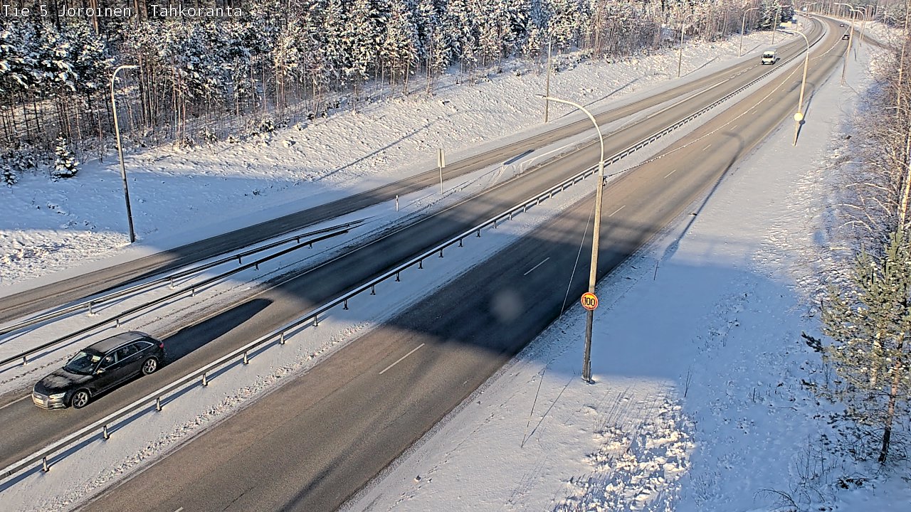 Weather Camera Image Road 5 Joroinen, Tahkoranta, Joroinen, Pohjois-Savo