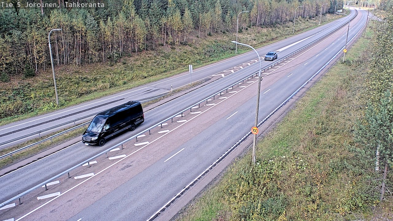 Weather Camera Image Väg 5 Jorois, Tahkoranta, Joroinen, Pohjois-Savo