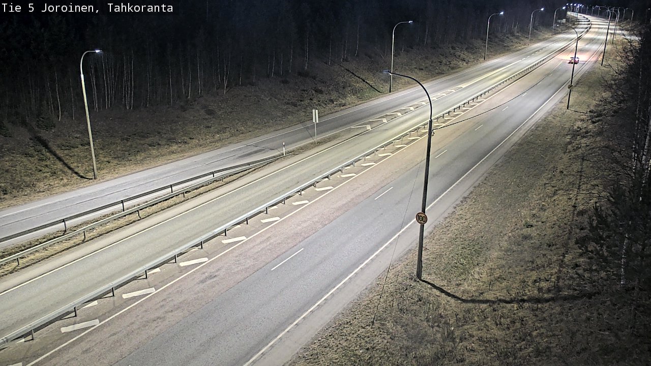 Weather Camera Image Väg 5 Jorois, Tahkoranta, Joroinen, Pohjois-Savo