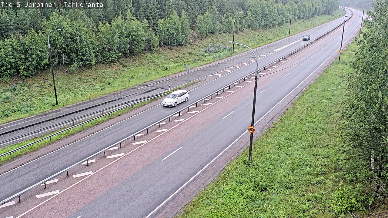 Weather Camera Image Väg 5 Jorois, Tahkoranta, Joroinen, Pohjois-Savo