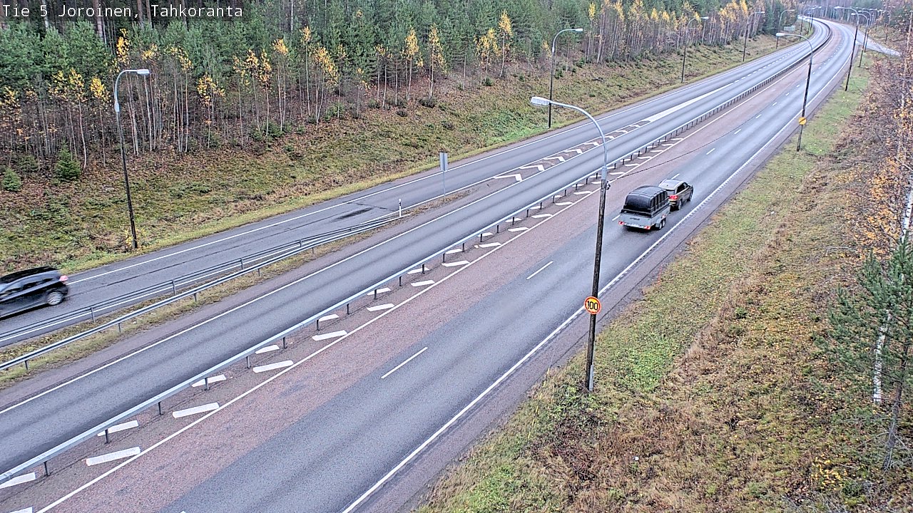Weather Camera Image Väg 5 Jorois, Tahkoranta, Joroinen, Pohjois-Savo