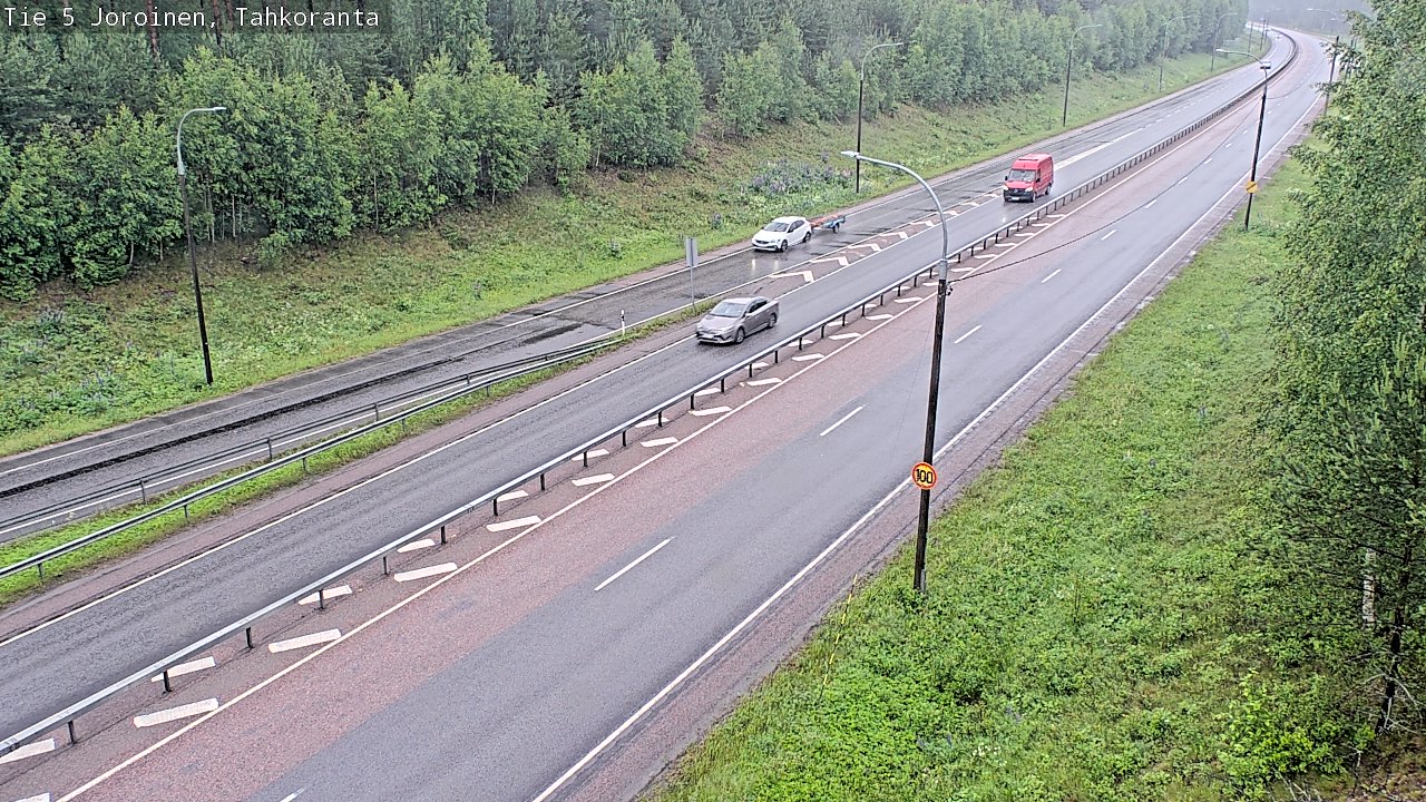 Weather Camera Image Väg 5 Jorois, Tahkoranta, Joroinen, Pohjois-Savo