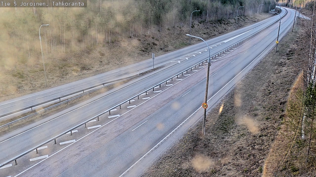 Weather Camera Image Väg 5 Jorois, Tahkoranta, Joroinen, Pohjois-Savo