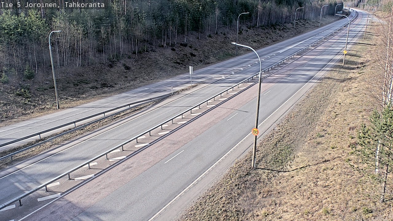 Weather Camera Image Väg 5 Jorois, Tahkoranta, Joroinen, Pohjois-Savo