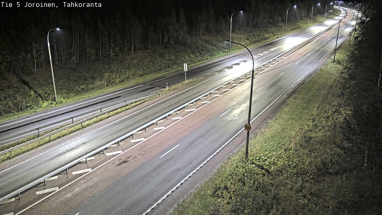 Weather Camera Image Road 5 Joroinen, Tahkoranta, Joroinen, Pohjois-Savo