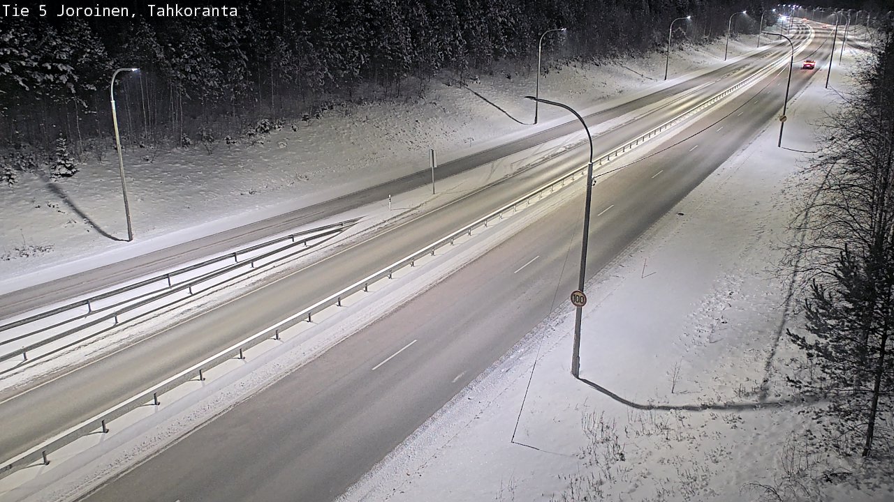 Weather Camera Image Road 5 Joroinen, Tahkoranta, Joroinen, Pohjois-Savo