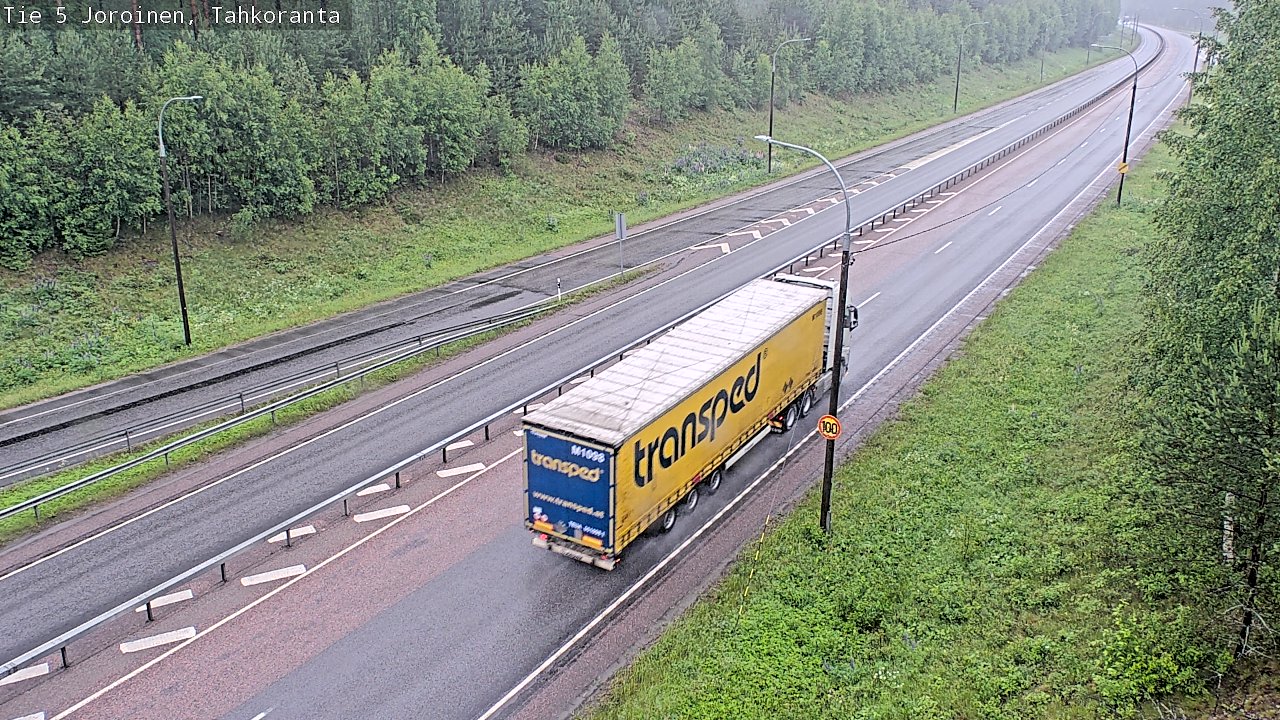 Weather Camera Image Väg 5 Jorois, Tahkoranta, Joroinen, Pohjois-Savo