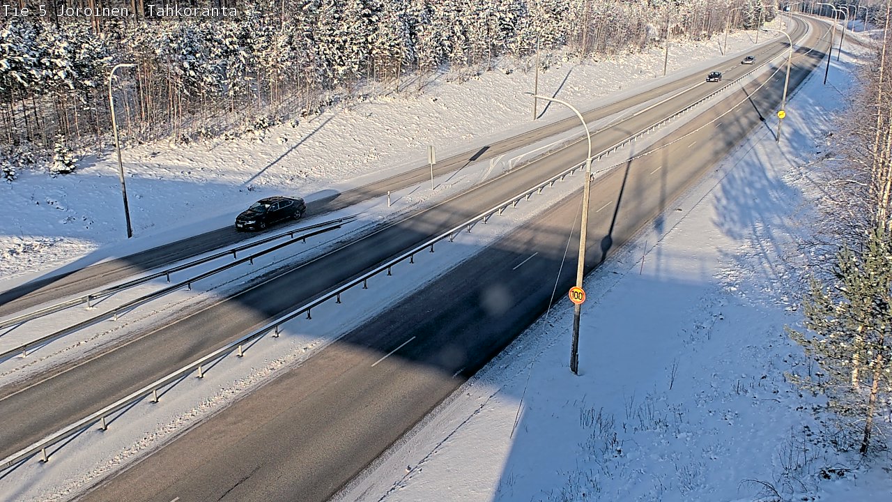 Weather Camera Image Road 5 Joroinen, Tahkoranta, Joroinen, Pohjois-Savo