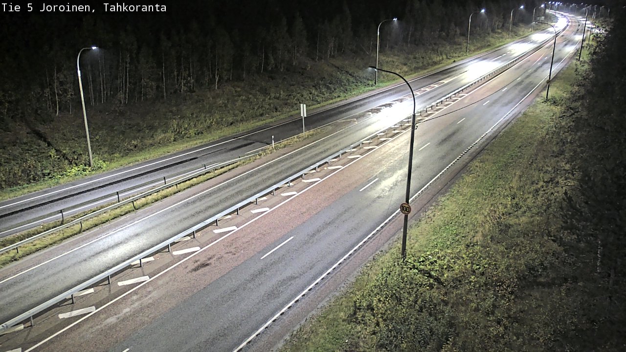 Weather Camera Image Road 5 Joroinen, Tahkoranta, Joroinen, Pohjois-Savo