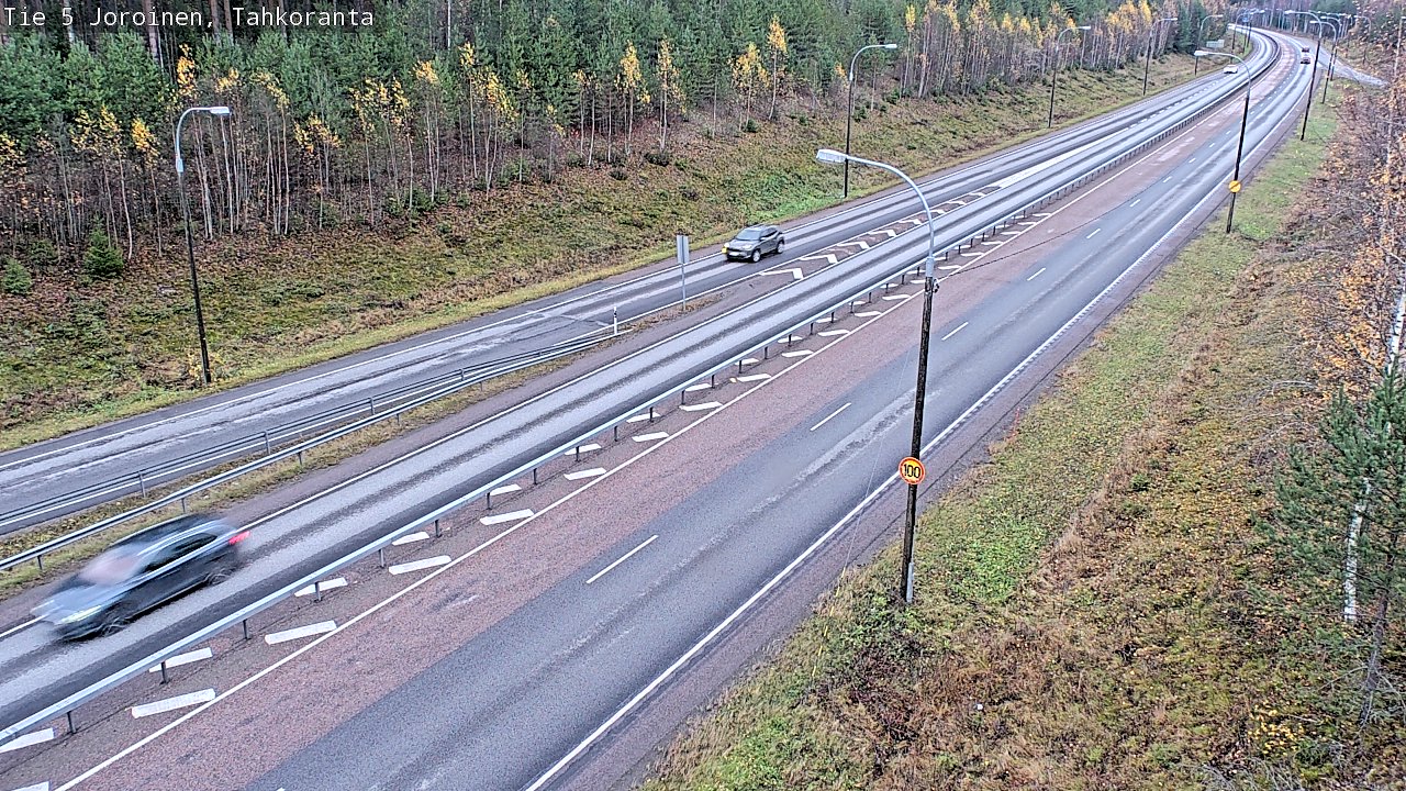 Weather Camera Image Väg 5 Jorois, Tahkoranta, Joroinen, Pohjois-Savo