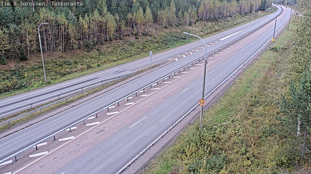 Weather Camera Image Väg 5 Jorois, Tahkoranta, Joroinen, Pohjois-Savo