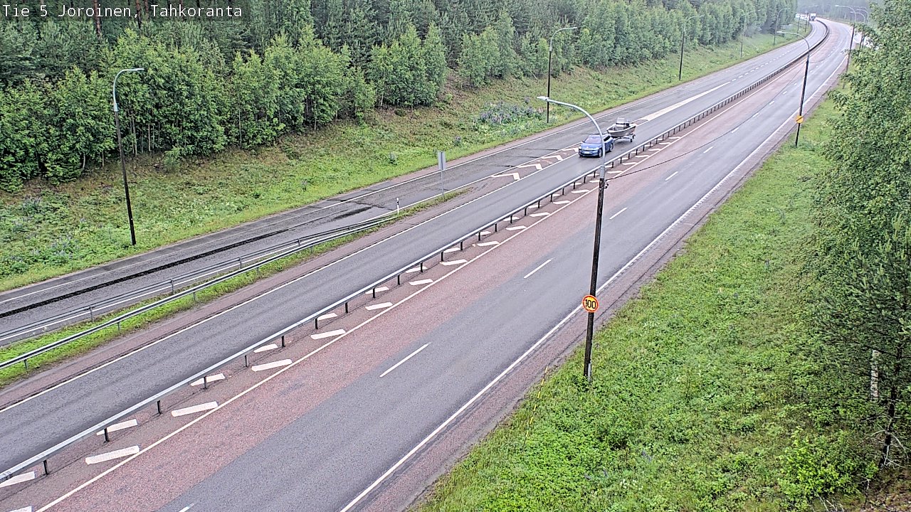 Weather Camera Image Väg 5 Jorois, Tahkoranta, Joroinen, Pohjois-Savo