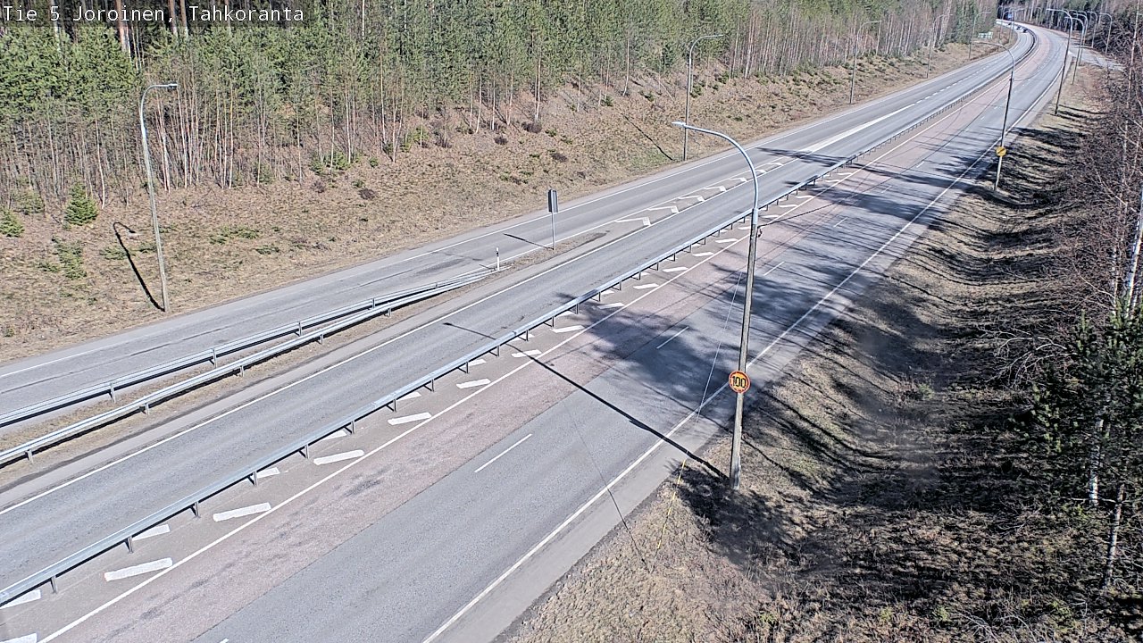 Weather Camera Image Väg 5 Jorois, Tahkoranta, Joroinen, Pohjois-Savo