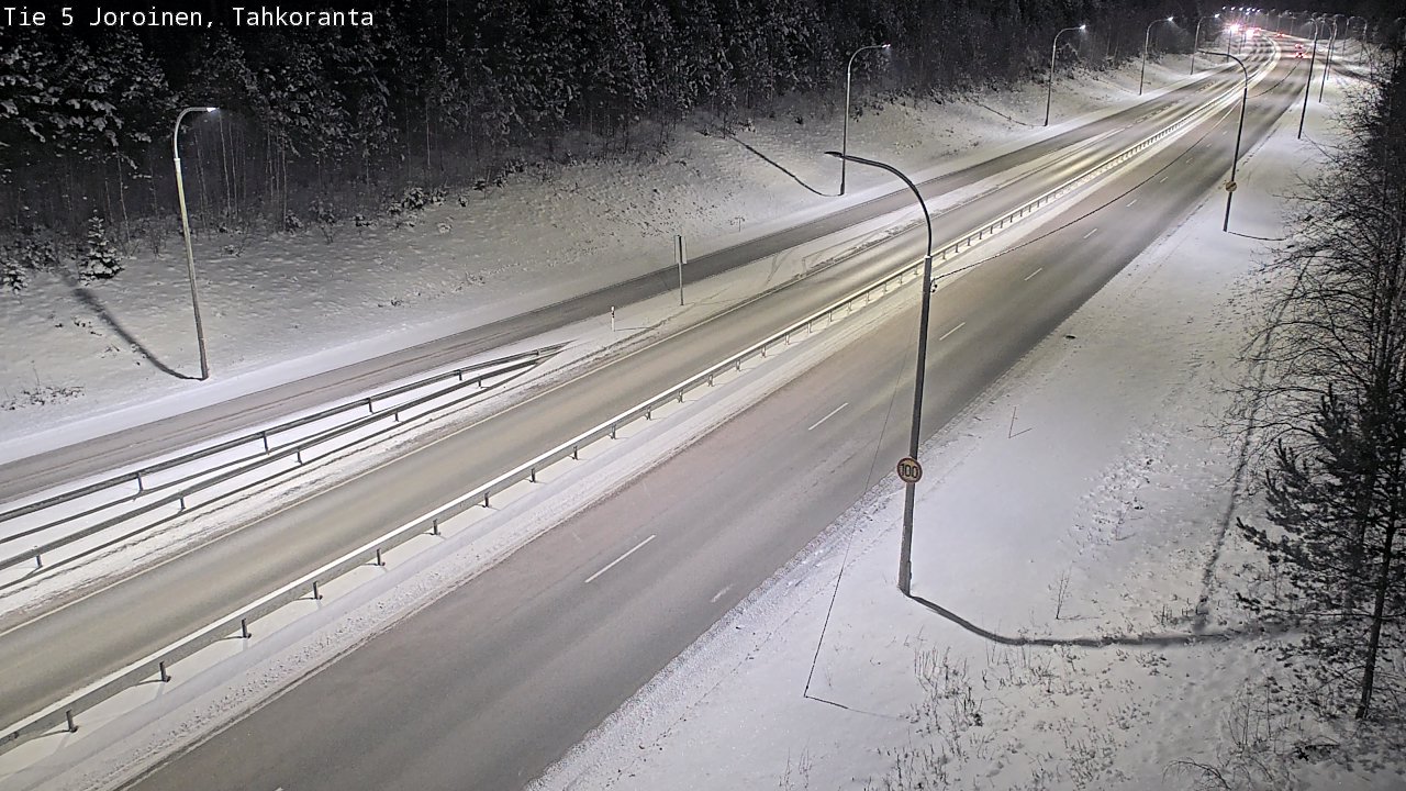 Weather Camera Image Road 5 Joroinen, Tahkoranta, Joroinen, Pohjois-Savo