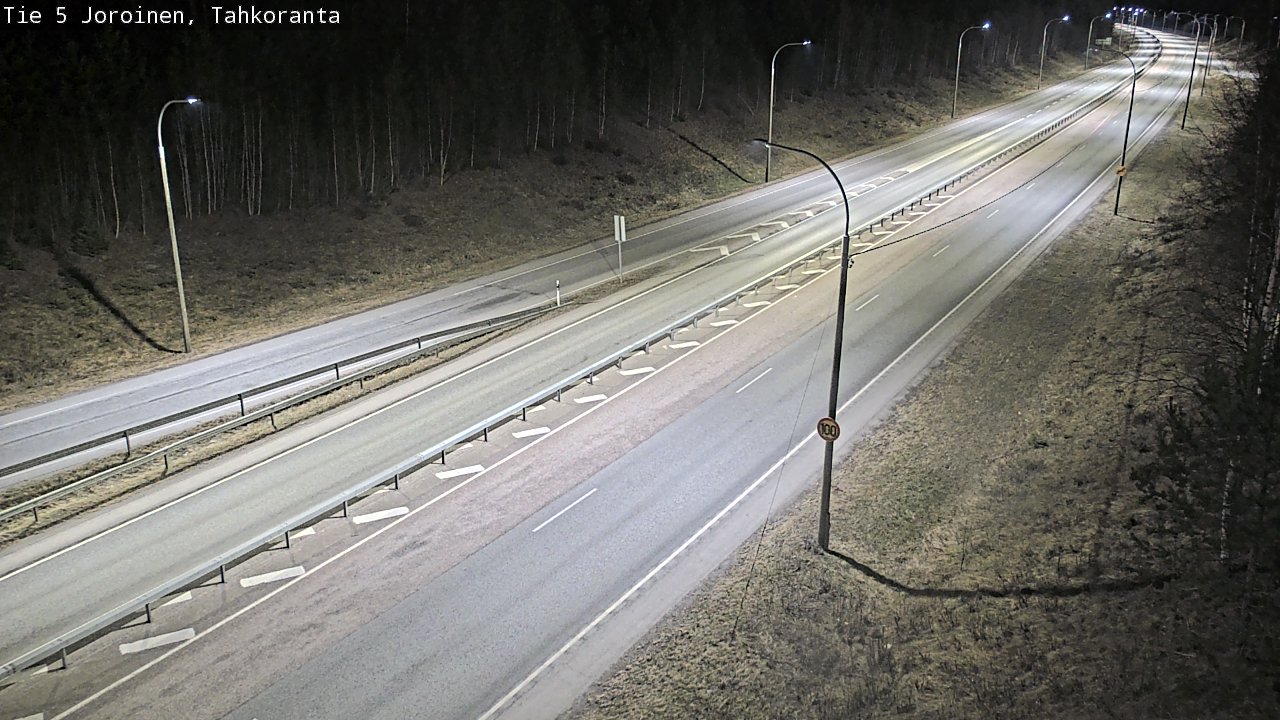 Weather Camera Image Road 5 Joroinen, Tahkoranta, Joroinen, Pohjois-Savo