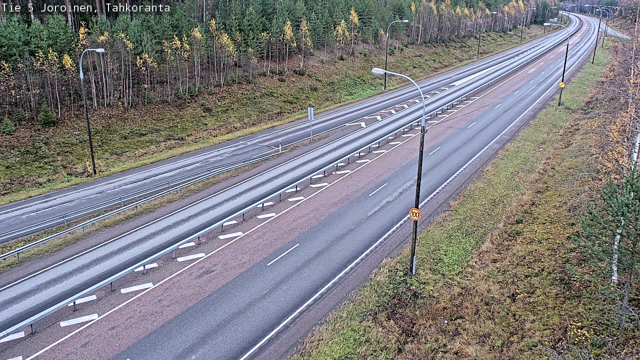 Weather Camera Image Väg 5 Jorois, Tahkoranta, Joroinen, Pohjois-Savo
