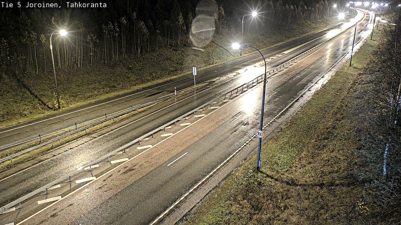 Weather Camera Image Väg 5 Jorois, Tahkoranta, Joroinen, Pohjois-Savo