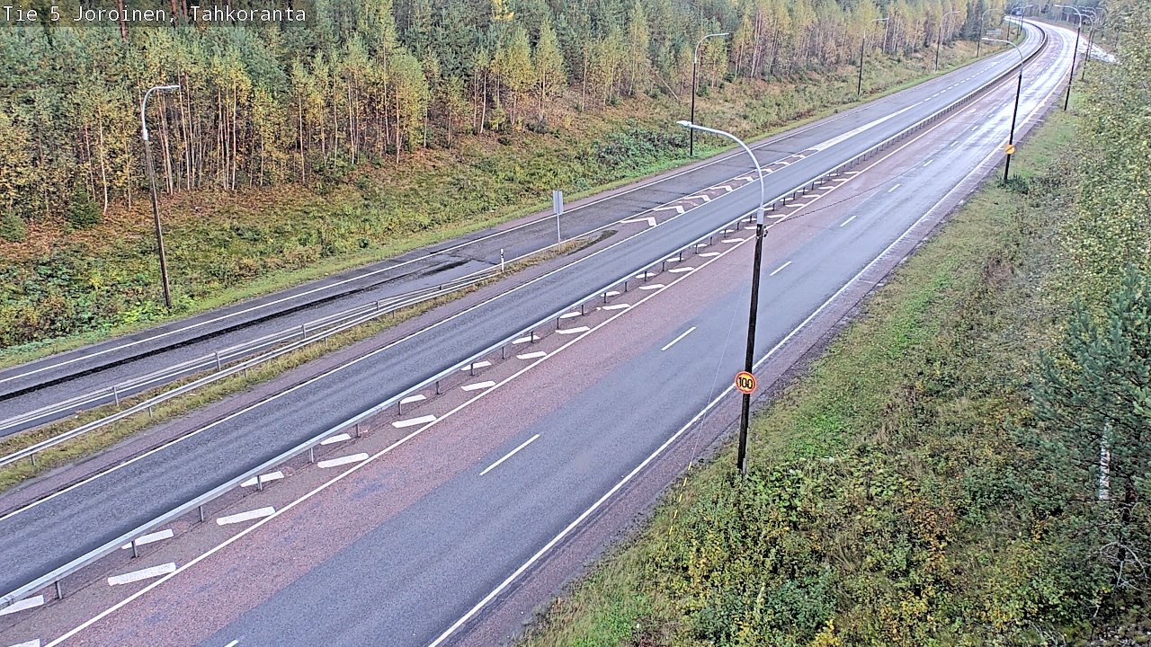 Weather Camera Image Road 5 Joroinen, Tahkoranta, Joroinen, Pohjois-Savo