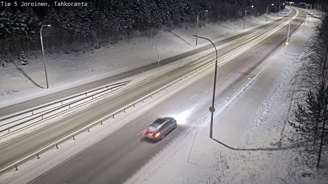 Weather Camera Image Road 5 Joroinen, Tahkoranta, Joroinen, Pohjois-Savo