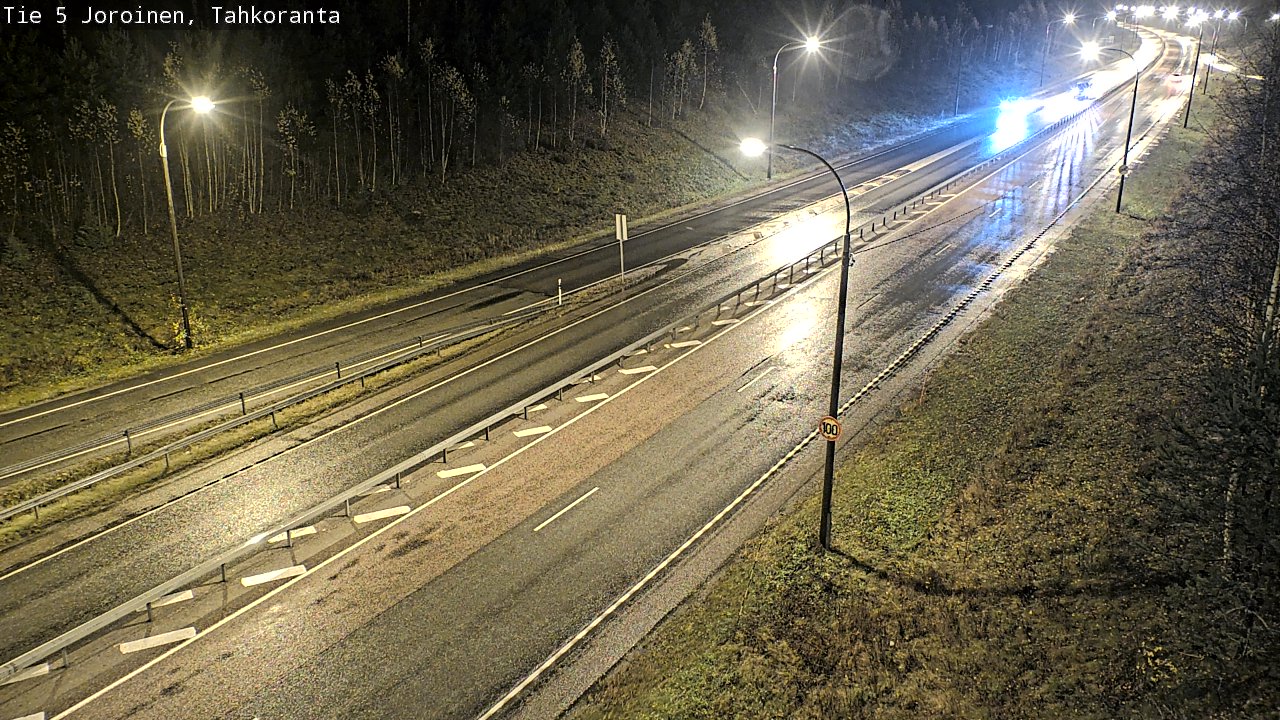 Weather Camera Image Väg 5 Jorois, Tahkoranta, Joroinen, Pohjois-Savo