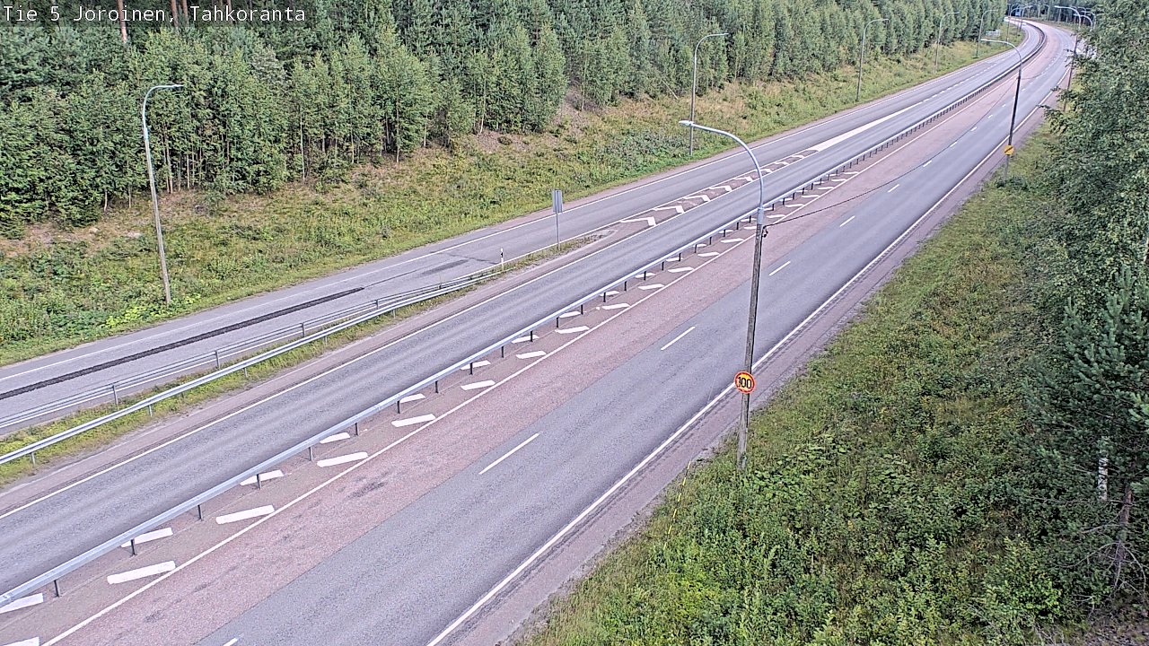 Weather Camera Image Road 5 Joroinen, Tahkoranta, Joroinen, Pohjois-Savo