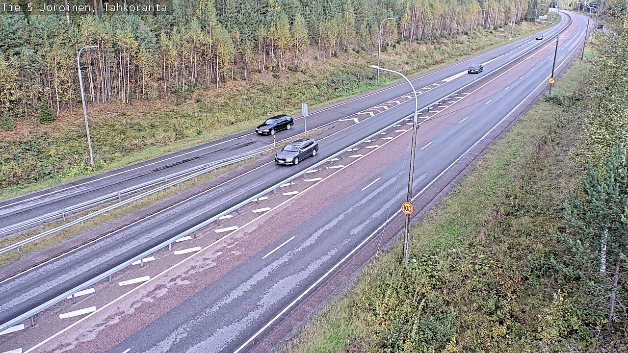 Kelikamerat Kuva Tie 5 Joroinen, Tahkoranta, Joroinen, Pohjois-Savo