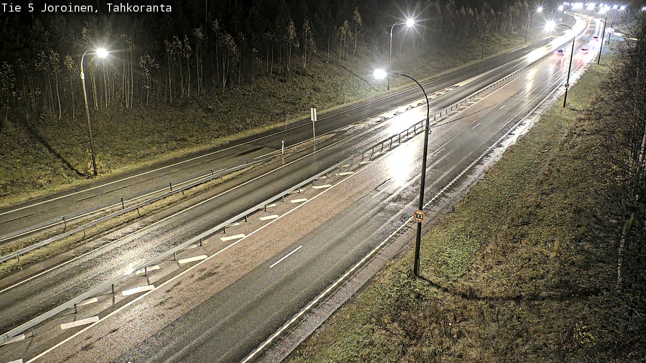 Weather Camera Image Väg 5 Jorois, Tahkoranta, Joroinen, Pohjois-Savo