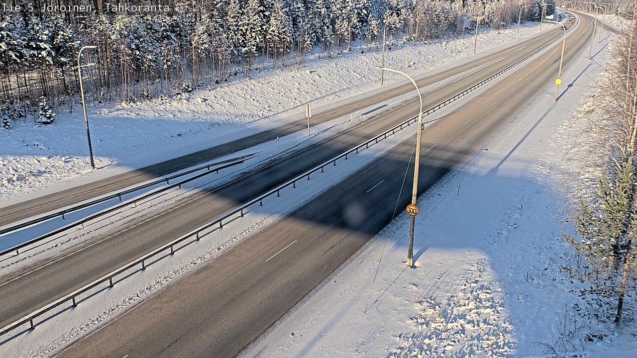 Weather Camera Image Road 5 Joroinen, Tahkoranta, Joroinen, Pohjois-Savo