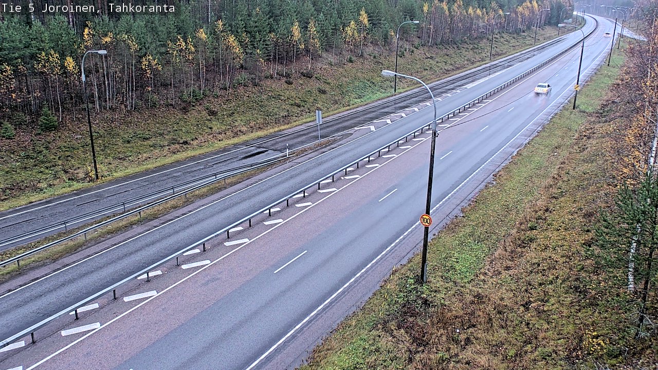 Weather Camera Image Väg 5 Jorois, Tahkoranta, Joroinen, Pohjois-Savo