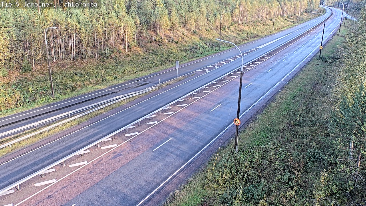 Weather Camera Image Road 5 Joroinen, Tahkoranta, Joroinen, Pohjois-Savo