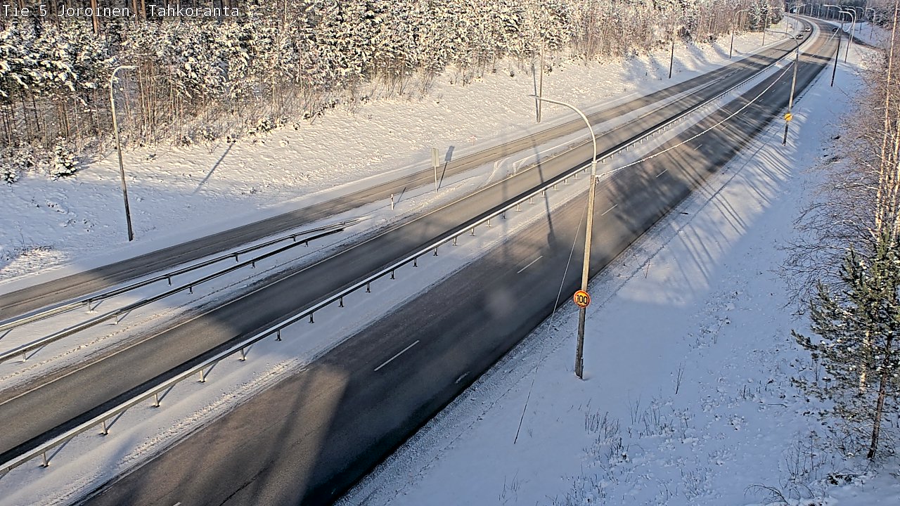 Weather Camera Image Road 5 Joroinen, Tahkoranta, Joroinen, Pohjois-Savo