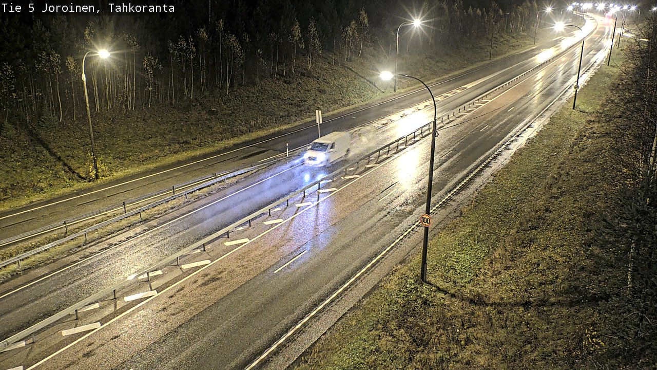 Weather Camera Image Väg 5 Jorois, Tahkoranta, Joroinen, Pohjois-Savo