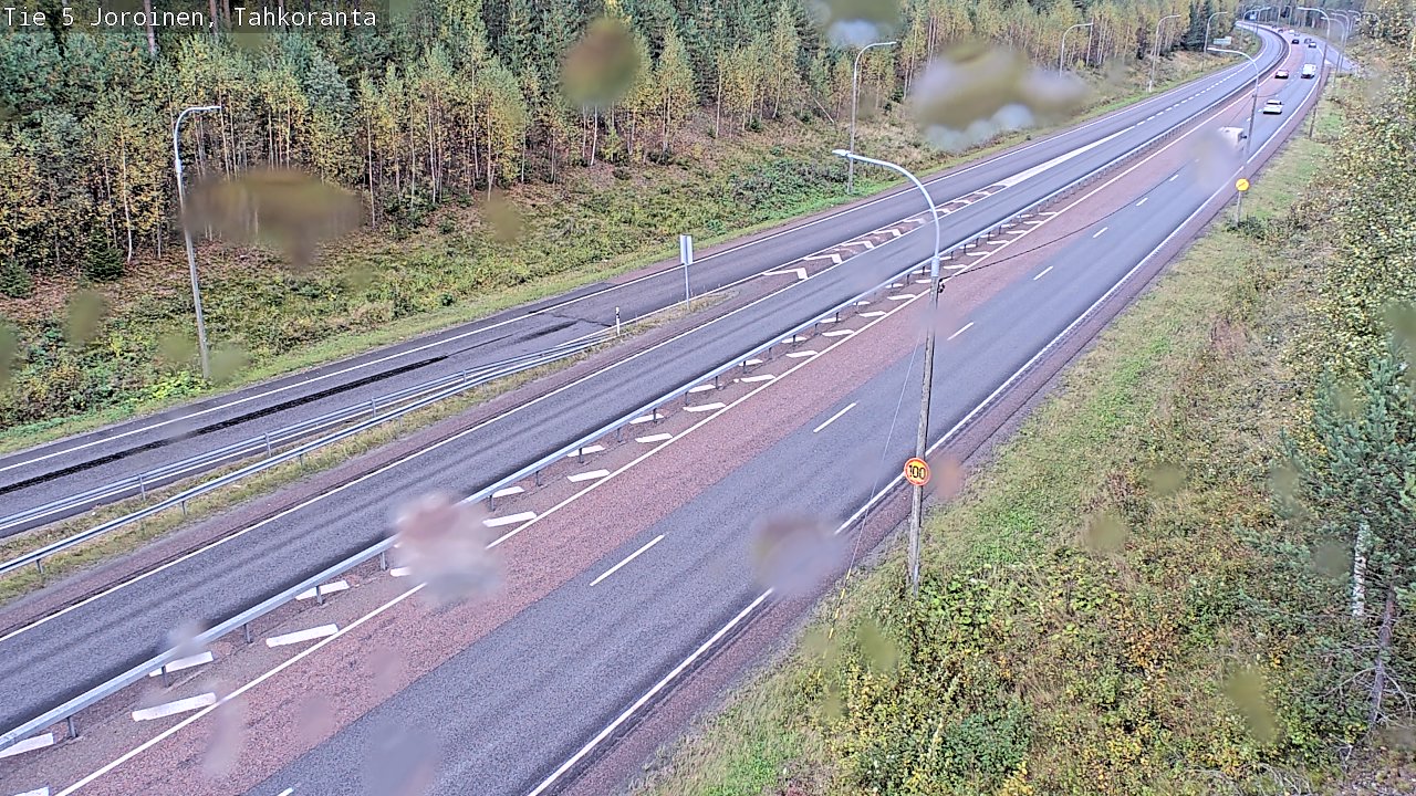 Weather Camera Image Road 5 Joroinen, Tahkoranta, Joroinen, Pohjois-Savo