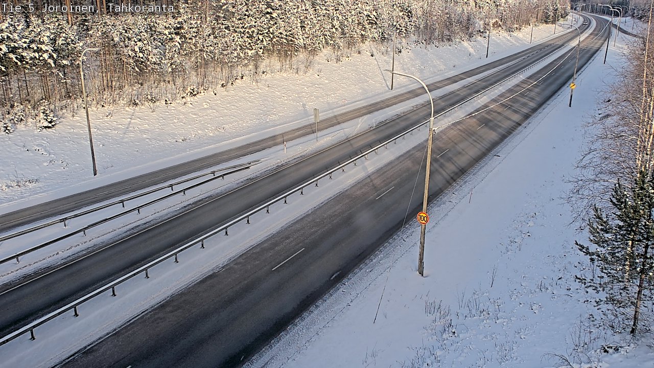 Weather Camera Image Road 5 Joroinen, Tahkoranta, Joroinen, Pohjois-Savo