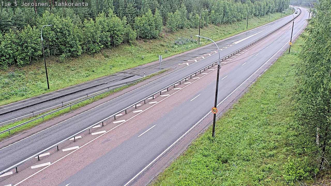 Weather Camera Image Väg 5 Jorois, Tahkoranta, Joroinen, Pohjois-Savo