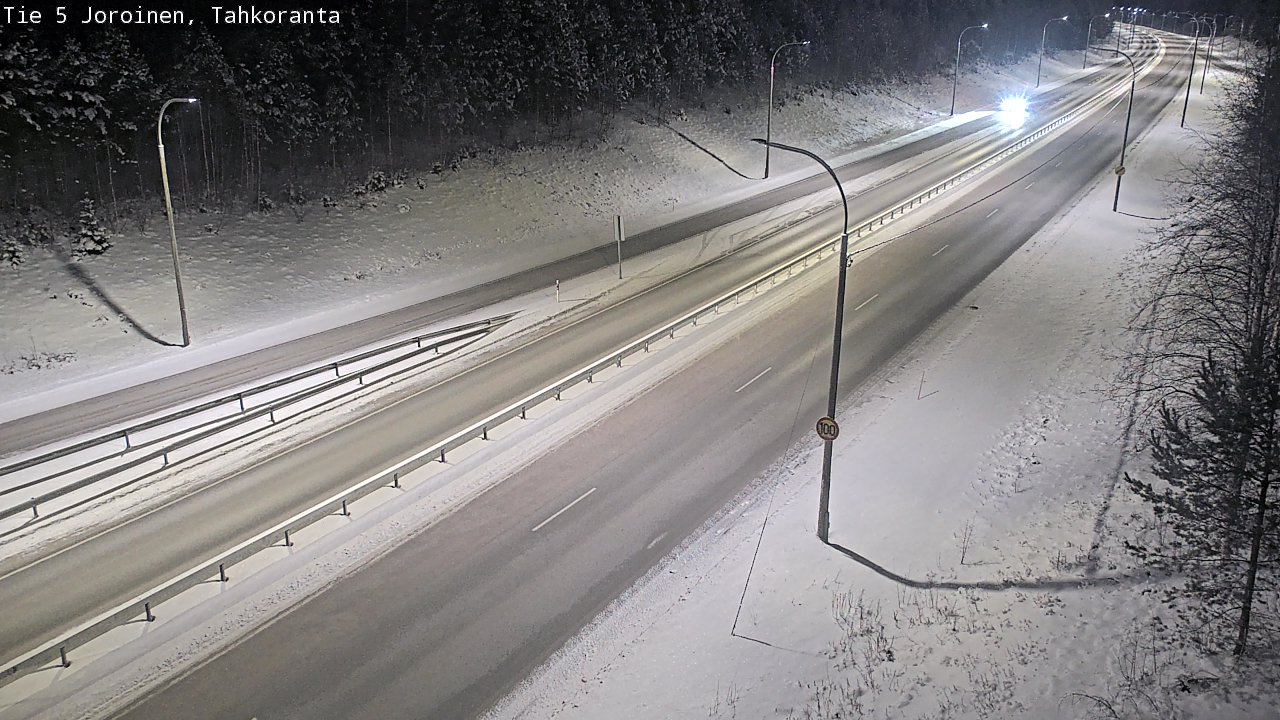 Weather Camera Image Väg 5 Jorois, Tahkoranta, Joroinen, Pohjois-Savo