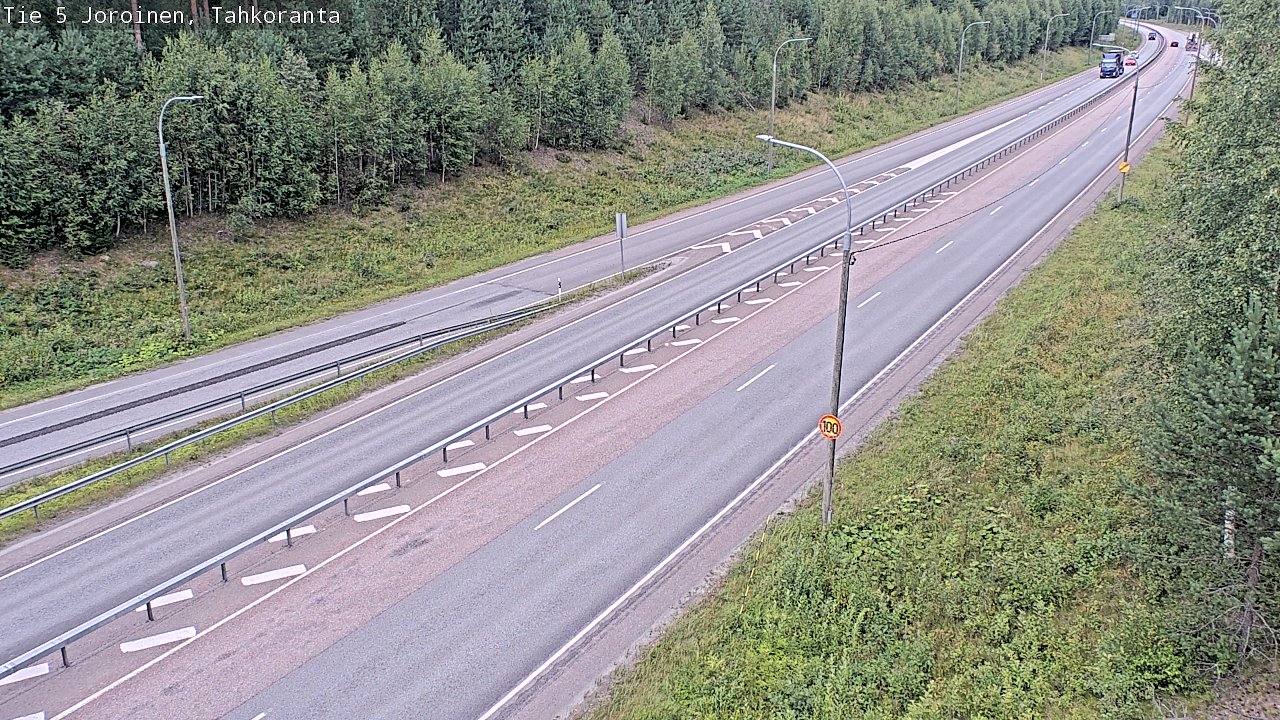 Weather Camera Image Väg 5 Jorois, Tahkoranta, Joroinen, Pohjois-Savo