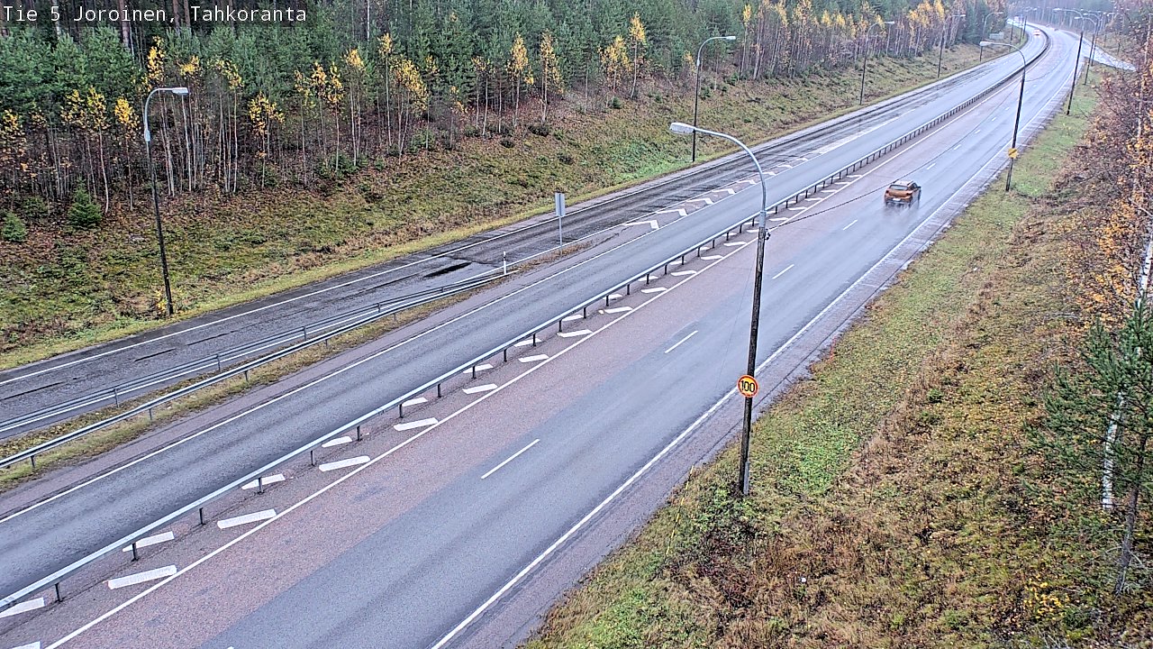 Weather Camera Image Väg 5 Jorois, Tahkoranta, Joroinen, Pohjois-Savo