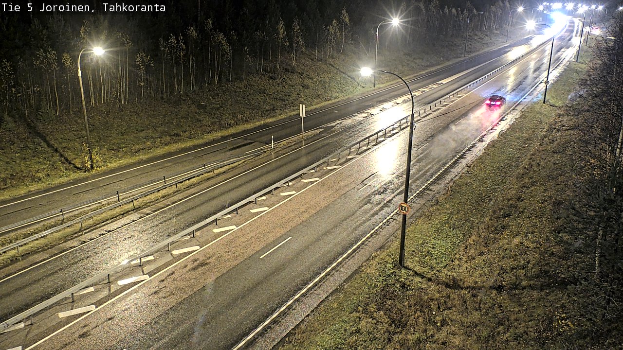 Weather Camera Image Väg 5 Jorois, Tahkoranta, Joroinen, Pohjois-Savo