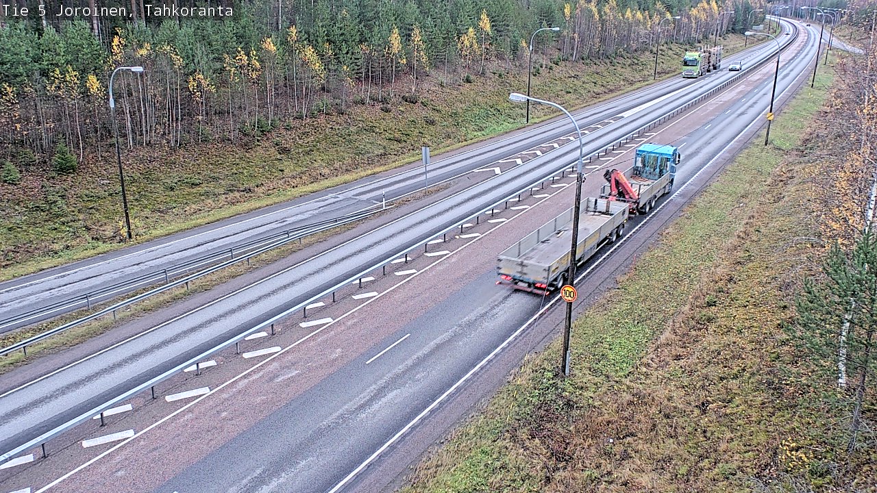 Weather Camera Image Väg 5 Jorois, Tahkoranta, Joroinen, Pohjois-Savo
