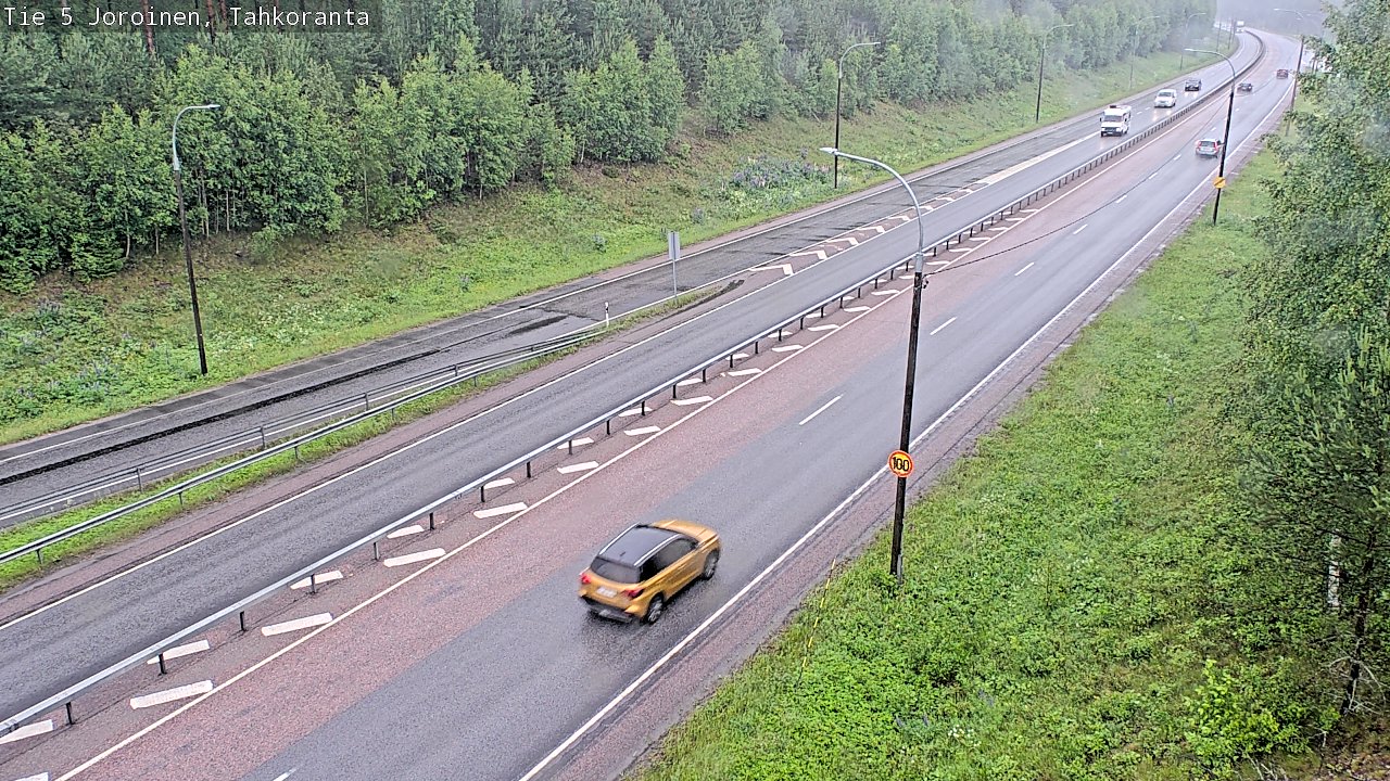 Weather Camera Image Väg 5 Jorois, Tahkoranta, Joroinen, Pohjois-Savo